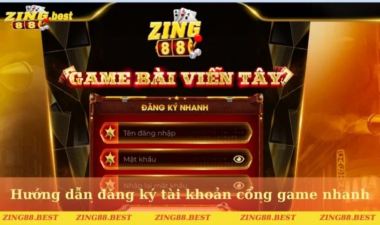 Hướng dẫn đăng ký tài khoản cổng game nhanh chóng